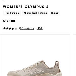 Altra Women's Olympus 6 Trail Shoes - Beige